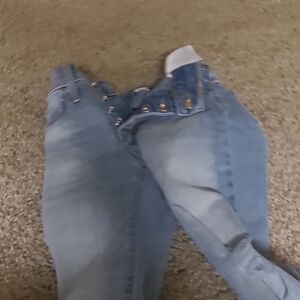 one 5 one Blue Denim Backpack